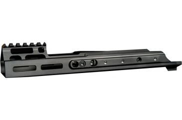 Image of Kinetic Development Group MREX MLOK 4.9 -  Modular Receiver Extension, Includes rail, two picattiny rail sections, screw/wrench kit, Black MRX5-030