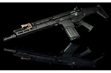 Image of Kinetic Development Group MREX MLOK 4.9 -  Modular Receiver Extension, Includes rail, two picattiny rail sections, screw/wrench kit, Black MRX5-030