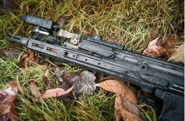 Image of Kinetic Development Group MREX MLOK 4.9 -  Modular Receiver Extension, Includes rail, two picattiny rail sections, screw/wrench kit, Black MRX5-030