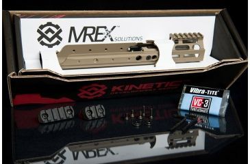 Image of Kinetic Development Group MREX MLOK 6.5 - Modular Receiver Extension, Includes rail, two picattiny rail sections, screw/wrench kit, FDE MRX5-120