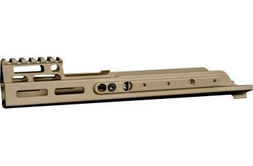 Image of Kinetic Development Group MREX MLOK 6.5 - Modular Receiver Extension, Includes rail, two picattiny rail sections, screw/wrench kit, FDE MRX5-120