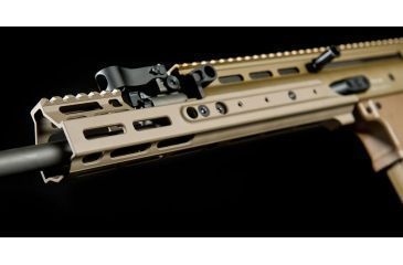 Image of Kinetic Development Group MREX MLOK 6.5 - Modular Receiver Extension, Includes rail, two picattiny rail sections, screw/wrench kit, FDE MRX5-120