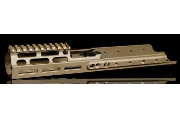 Image of Kinetic Development Group MREX MLOK 6.5 - Modular Receiver Extension, Includes rail, two picattiny rail sections, screw/wrench kit, FDE MRX5-120