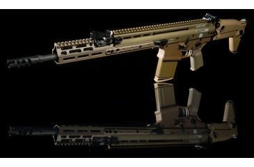 Image of Kinetic Development Group MREX MLOK 6.5 - Modular Receiver Extension, Includes rail, two picattiny rail sections, screw/wrench kit, FDE MRX5-120