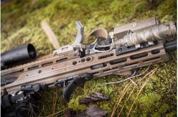 Image of Kinetic Development Group MREX MLOK 6.5 - Modular Receiver Extension, Includes rail, two picattiny rail sections, screw/wrench kit, FDE MRX5-120