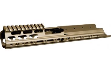 Image of Kinetic Development Group MREX Modular 6.5 - Modular Receiver Extension, Includes rail, two picattiny rail sections, screw/wrench kit, FDE MRX5-110