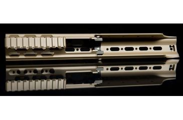 Image of Kinetic Development Group MREX Modular 6.5 - Modular Receiver Extension, Includes rail, two picattiny rail sections, screw/wrench kit, FDE MRX5-110