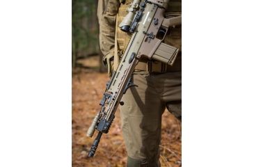 Image of Kinetic Development Group MREX Modular 6.5 - Modular Receiver Extension, Includes rail, two picattiny rail sections, screw/wrench kit, FDE MRX5-110