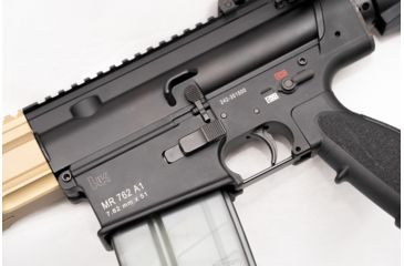 Image of Kinetic Development Group HK 762 Ambidextrious Magazine Release, 4140 Steel, Black Nitride Finish, HK5-015