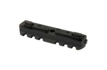 Image of Kinetic Development Group Kinect M-LOK QD Swivel 7 Slot Extended Mount, Black, KIN5-230