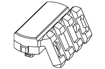 Image of Kinetic Development Group Kinect MLOK Universal Offset Mount, Black KIN5-135