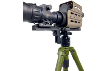 Image of Kinetic Development Group NOX Nighttime Optic Extension, Anodized Black, MSH5-150