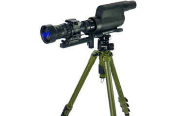 Image of Kinetic Development Group NOX Nighttime Optic Extension, Anodized Black, MSH5-150