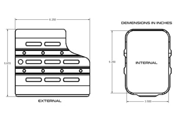 Image of Kinetic Development Group Optics Hub Scope Housing, Federal Standard Green, MSH5-113