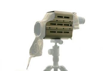 Image of Kinetic Development Group The Optics HUB- M-LOK Spotting Scope Housing, Brown, MSH5-110