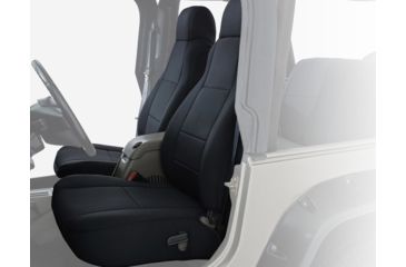 Image of King 4WD Seat Covers, Jeep Wrangler TJ &amp; LJ 2003 - 2006, Neoprene, Black/Black, 11010601