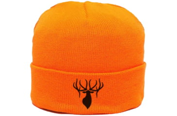 Image of King's Camo Kings Logo Heavy Knit Beanie - Men's, Blaze Orange, One Size, KBZ409-BZ