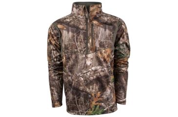 Image of King's Camo Men's Hunter 1/4 Zip Fleece, Realtree Edge, Extra Large KCM1418-RE-XL