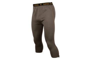 Image of Kings Camo XKG Foundation 260 Zip Off Merino Bottom Baselayer - Mens, Olive, Small, XKG4104-OLV-S