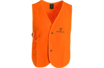 Image of King's Camo Hunting Vest, Blaze Orange, Small/Medium, KBZ410-BZ-SMD
