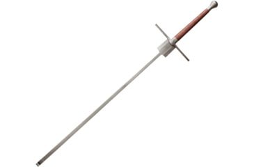 Image of Kingston Arms Federschwert Fencing Sword, 38.25 spring steel blade, Brown cord wrapped handle, SM23330