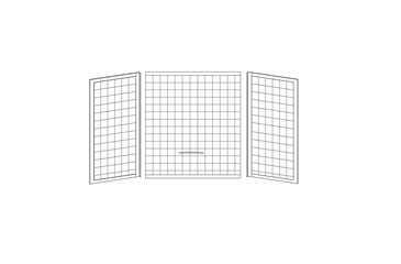 Image of Kinro Composites Three-Piece Shower Pan Surround - 28in x 54in., White, W-35428-SPK