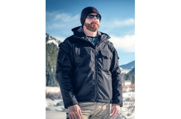 Image of KITANICA Winter Softshell Jacket - Mens, Black, Extra Large, 403-BLK-XLG