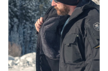 Image of KITANICA Winter Softshell Jacket - Mens, Black, Small, 403-BLK-SMA