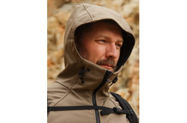 Image of KITANICA Winter Softshell Jacket - Mens, Flat Dark Earth, Small, 403-FDE-SMA