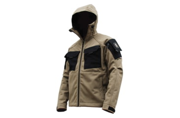 Image of KITANICA Winter Softshell Jacket - Mens, Flat Dark Earth, Small, 403-FDE-SMA