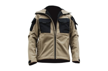 Image of KITANICA Winter Softshell Jacket - Mens, Flat Dark Earth, Small, 403-FDE-SMA