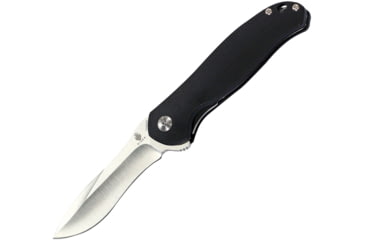 Image of Kizer Cutlery Bad Dog Linerlock Folding Knife, 3in Satin Vg-10 SS Blade, Black G10 Handle, Pocket Clip, V3463A1