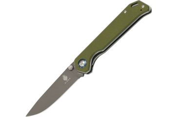 Image of Kizer Cutlery Begleiter Linerlock Green Folding Knife,3.5in,OD Green,G10 Handle KIV4458A2