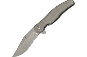 Image of Kizer Cutlery Compadre Framelock Folding Knife,4in,Gray,Titanium Handle KI5465A1