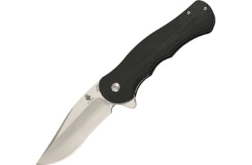 Image of Kizer Cutlery Dorado Linerlock Black Folding Knife,3.5in,Satin,Black,G10 Handle KIV4455A1