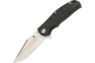 Image of Kizer Cutlery Intrepid Linerlock Black Folding Knife,3.5in,Black,G10 Handle KIV4468A1