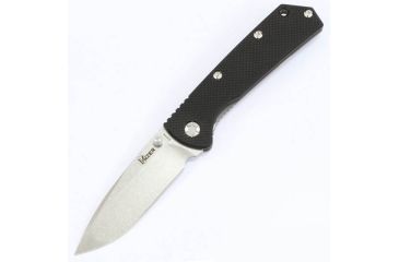 Image of Kizer Cutlery Ki403A2 Folding Knife,4.01in,Titanium/Black G10,Satin Drop Point KI403A2