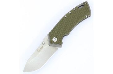 Image of Kizer Cutlery Ki4411F Folding Knife,4.01in,Titanium Frame/OD G10,Satin Drop Point KI4411F1