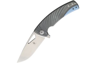 Image of Kizer Cutlery Kyre Framelock Folding Knife,3.5in,S35VN Steel,Standard Edge,Satin,Gray,Titanium Handle KI4484A2