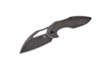 Image of Kizer Cutlery Megatherium 3.625in Flipper -Black Stonewash Plain 4015578