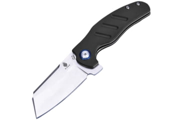 Image of Kizer Cutlery Mini C01C Linerlock Folding Knife, 2.5in Satin Vg-10 SS Wharncliffe Blade, Black G10 Handle, Pocket Clip, V3488-A1