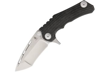 Image of Kizer Cutlery Perock Framelock Folding Knife,3.5in,S35VN Steel,Standard Edge,Tanto,Stonewash,Titanium Handle KI4485