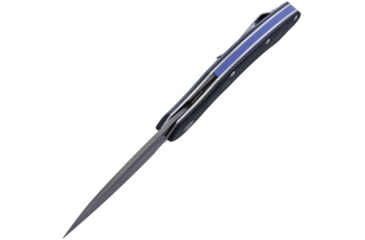 Image of Kizer Cutlery Roach Linerlock Folding Knife, 3.5in Gray Titanium Coated Bohler N690 SS Blade, Black G10 Handle, Pocket Clip, V4477N1
