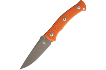 Image of Kizer Cutlery Sealion Knife, Sealion, 8in Overall, 3.5in Gray Titanium Coated Vg10 SS Drop Point, Orange G10 Handle, Black Kydex Sheath, KI1027A2