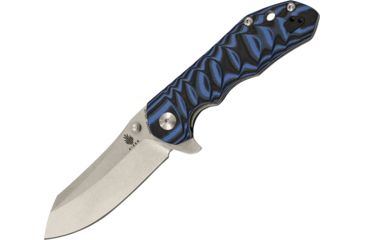 Image of Kizer Cutlery Sovereign Linerlock Black/Blue Folding Knife,3.5in,Black and Blue,G10 Handle KIV4423A2