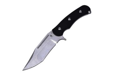 Image of Kizer Cutlery SuperBad 4.75in Fixed 8.75in L Blk G-10 Stonewash Plain 4015507
