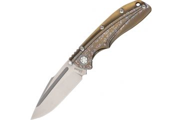 Image of Kizer Cutlery Titanium Folding Knife,Steel Blade KI4412