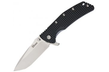 Image of Kizer Cutlery Titanium Framelock Knife, Textured black G-10 front handle KI5404A1