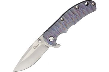 Image of Kizer Cutlery Titanium Framelock Fold Knife, SS drop point fine edge blade, titanium handle KI401C1