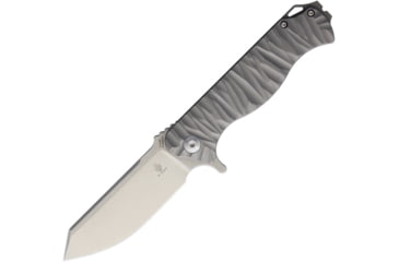 Image of Kizer Cutlery Vindicator Folding Knife, Gray sculpted titanium handle, KI4522
